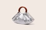Women Fashion Elegant Solid Color Pleated Cloud Handbag - Image 7