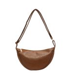 Women Fashion Retro Solid Color Dumpling Shoulder Bag - Image 7