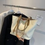 Women Fashion Casual Letter Printed Large Capacity Tote Bag - Image 7
