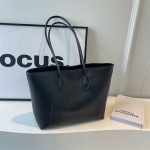 Women Casual Simple Solid Color Large Capacity Tote Bag - Image 8