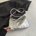 Women Casual Solid Color Simple Small Square Shoulder Bag - Image 8