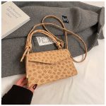 Women Fashion Elegant Floral Printed Small Square Shoulder Bag