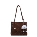 Wholesale Women Fashion Solid Color Butterfly Decoration Large Capacity Tote Bag - Image 8