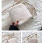Plush Autumn And Winter Women Handbag - Image 8