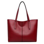 Wholesale Women Simple Solid Color Large Capacity Tote Bag - Image 8