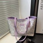 Wholesale Women Fashion Casual Printed Large Capacity Tote Bag - Image 3