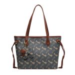 Wholesale Women Fashion Retro Printed Large Capacity Portable Pendant Tote Bag - Image 8