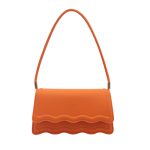 Wave Design Women Candy Color Underarm Bag - Image 8