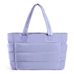 Wholesale Women Fashion Casual Solid Color Large Capacity Tote Bag - Image 7
