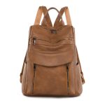 Wholesale Women Fashion Business Color Blocking Backpack - Image 4