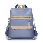 Wholesale Women Fashion Casual Color Blocking Large Capacity Backpack - Image 8