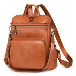 Wholesale Winter Vintage Fashion Women Leopard Backpack - Image 8