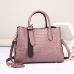 Wholesale Women Fashion Elegant Genuine Leather Crocodile Pattern Diana Bag - Image 8