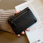 Women Fashion Simple Mini Zipper Leather Wallets - Image 8