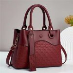 Wholesale Women Casual Solid Color Shoulder Handbag Bag - Image 4