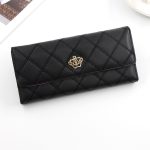 Wholesale Women Casual Stitching Clamshell Design Solid Color Purse - Image 7