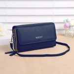 Wholesale Solid Color Touch Screen Mobile Phone Bag Crossbody Bag Purse - Image 7
