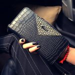 Wholesale Women Fashion Color Blocking Crocodile Grain Long Wallet PU Purse - Image 8