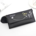 Women Fashion Bowknot Solid Color Long Coin Purse - Image 12