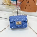 Wholesale Women Fashion Jelly Color Contrast Pearl Handbag - Image 17