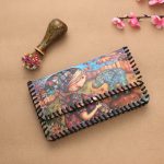 Wholesale Women Fashion Vintage Ethnic Style Cartoon Pattern Kids Print Wallet - Image 9
