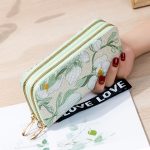 Women Fashion Floral Long Zipper Purses - Image 8