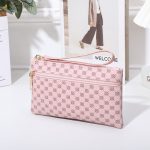 Women Fashion Old Flower Zipper Long Purses - Image 7