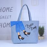 Wholesale Women Fashion Casual Printed Large Capacity Canvas Beach Bag - Image 25