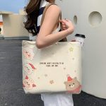 Wholesale Women'S Fashion Anime Large Capacity Canvas Tote Bag - Image 48