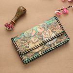 Wholesale Women Fashion Vintage Ethnic Style Cartoon Pattern Kids Print Wallet - Image 30