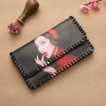 Wholesale Women Fashion Vintage Ethnic Style Cartoon Pattern Kids Print Wallet - Image 31