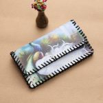 Wholesale Women Fashion Vintage Ethnic Style Cartoon Pattern Kids Print Wallet - Image 32