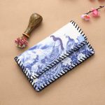 Wholesale Women Fashion Vintage Ethnic Style Cartoon Pattern Kids Print Wallet - Image 35