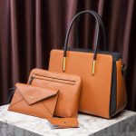 Fashion Color Block Handbag Sets - Image 8