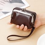 Wholesale Women Simple Multi-Card Buckle PU Wallet - Image 9