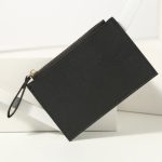 Women Fashion Simple Solid Color Zipper PU Wallet - Image 9