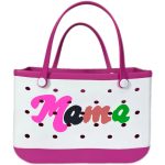 Wholesale 38*30*13cm Printed Eva Beach Hole Bag