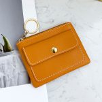 Women Fashion Casual Solid Color PU Zipper Wallets - Image 9