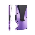 Wholesale Simple Solid Color Aluminum Alloy Anti-Theft Brush Anti-Degaussing Credit Card Bag - Image 5