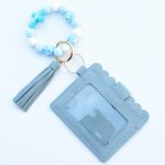 Wholesale Women Fashion Cross Bracelet Keychain Card Wallet - Image 6
