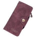 Men Fashion Splicing Magnetic Buckle Multi-Card Long Wallet - Image 8