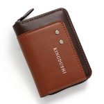 Wholesale Men Fashion Splice Multi-Card Zipper Wallet - Image 7