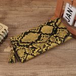 Wholesale Women Fashion Snake Skin Pattern Multi-Function Long Wallet - Image 6