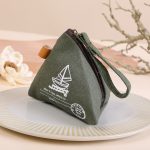 Wholesale Women Fashion Personality Creative Zongzi Triangle Canvas Wallets - Image 8