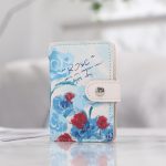 Women Fashion Floral Pattern Printed Card Bag Wallet - Image 9
