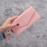 Wholesale Simple Solid Color Multi-Function Litchi Pattern Wallet - Image 9
