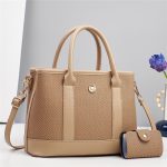 Women Fashion Casual Large Capacity Handbag Two-Piece Set - Image 8