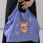 Wholesale Women Fashion Nylon Embroidered Large Capacity Canvas Shopping Bag - Image 9
