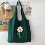 Wholesale Women Fashion Floral Print Large Capacity Canvas Tote Bag - Image 9