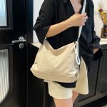 Wholesale Women Fashion Casual Solid Color Nylon Large Capacity Crossbody Bag - Image 9
